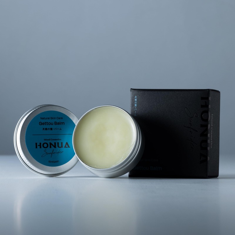 HONUA Surfrider Moon Peach Leaf Balm, Natural Skin Care, Made