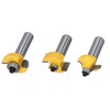 3Pcs Shaker Door Router Bit Set Premium Blade Durable Rustproof