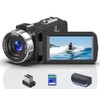 LOENTIR 8K Video Camera Camcorder, 64MP IR Night Vision Vlogging
