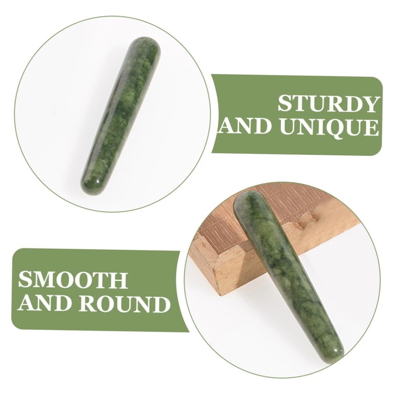 OHPHCALL Jade Acupressure Pen Natural Jade Massage Tool for Acupuncture