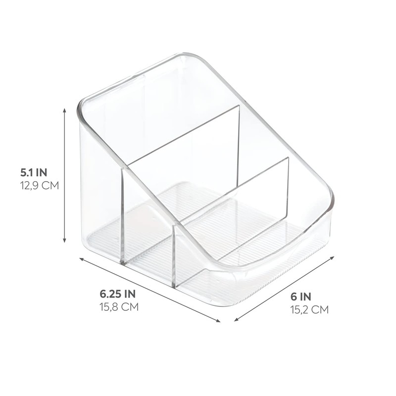 InterDesign Linus Packet Organizer, Clear