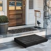 Indoor Wooden Step Stool 3.5'' Height, Outdoor Steps with Non