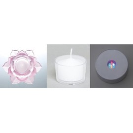 Marues Lotus Flower Set, Frost Purple