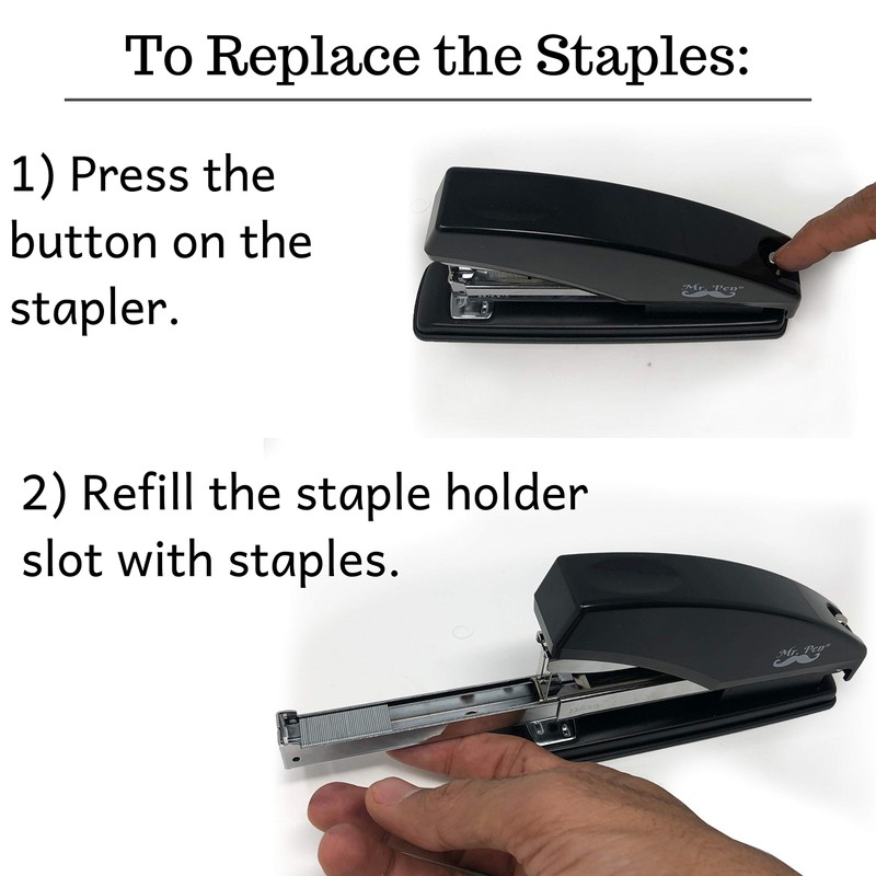 Mr. Pen Heavy Duty Stapler, 60 Sheet Capacity, 3600 Staples