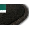 Green Edge Custom Fit Front & Rear Carpet Floor Mats,
