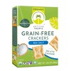 Artisan Tropic Sea Salt Crackers, Gluten Free, Grain Free, 4.25