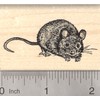 Mouse Rubber Stamp, Small pet or Wildlife