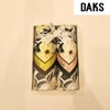Daks 대구백화점 닥스남녀2매 나염 손수건 세트(DKI08번) Daegu Department Store Daks Men's and Women's 2-piece Printed Handkerchief Set (Model DKI08)