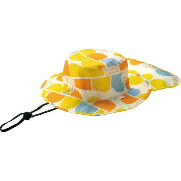 World Party WKHM-043-207 Kids Hat (M) Fluffy Hat, Rain or Shine, 90% UV Protection, Waterproof, Mesh, Breathable, For Kids, Boys, Girls, Heatstroke Prevention, Summer, Leisure, Park, Outing, Camping,