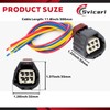 Svicari 2PCS Rear Tail Lights Connector Plug Wiring Harness Compatible