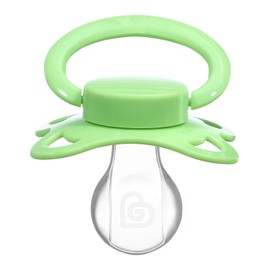 Landofgenie Adult Size Large Shield Pacifiers Moon Shaped Cutie Pacifier Green