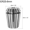 sourcing map ER25 Spring Collet 6mm Chuck for CNC Milling