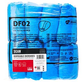 Scan SCAWWDISSHOE Disposable Overshoes (20 Pairs) OFSA