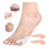 Separador de Juanete Meñique Gel Silicona Unitalla Blanco 1 Par