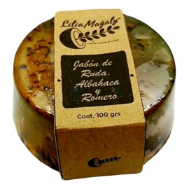 Liliamagaly, Cuidado Jabón De Ruda, Albahaca Y Romero 100 Grs. Kit De 5 Piezas.