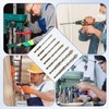 Four-Flute Sawtooth Eccentric Drill Bit, High-Strength Serrated Drill Bit 1/4