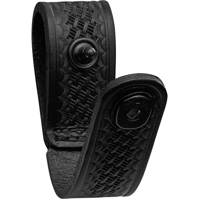 JAY-PEE Tactical Basketweave Leather Handcuff Strap Holder with Black Safety
