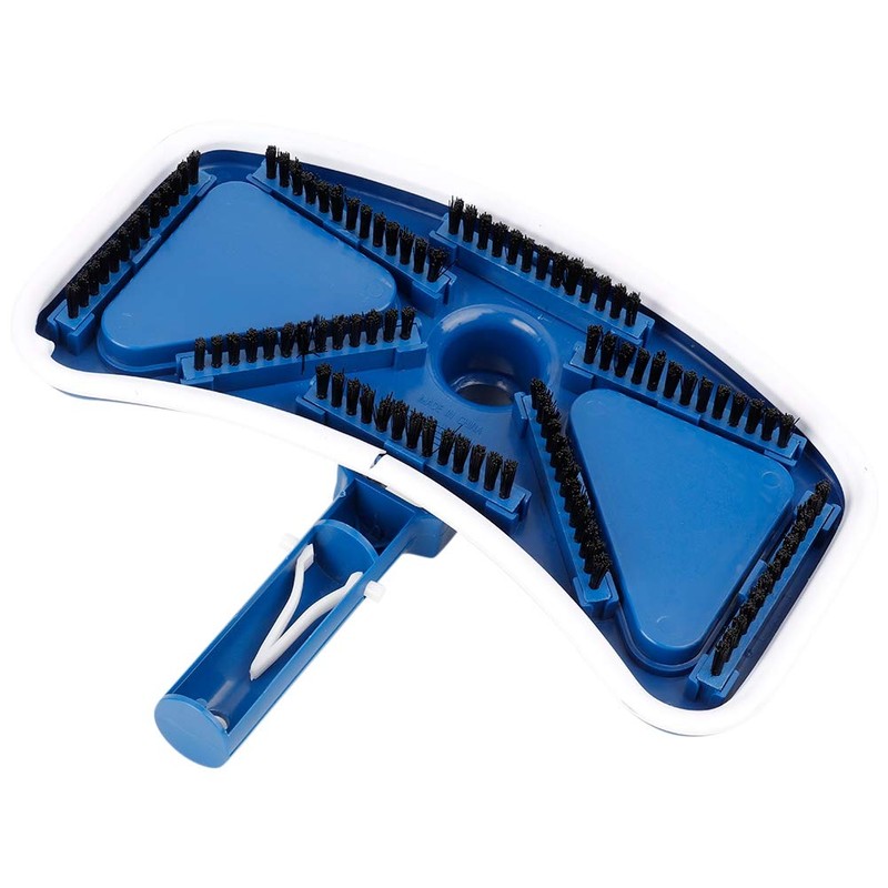 Pool Vacuum Head, 12'' Swimming Pool Curved Blue and White