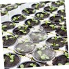 Levemolo 50pcs Transparent Hydroponic Plant Moisturizing Lids Insulation Covers for