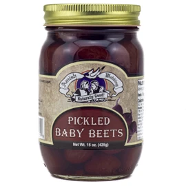 Amish Wedding All Natural Pickled Baby Beets 15 Ounces (Pack of 2)
