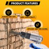 weyleity 10PCS Air Hammer Chisel Set | 0.401" Shank Pneumatic