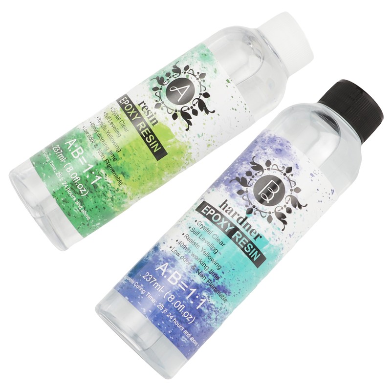 Epoxy Resin Glue Transparent UV Resistant Safe Low Odor DIY