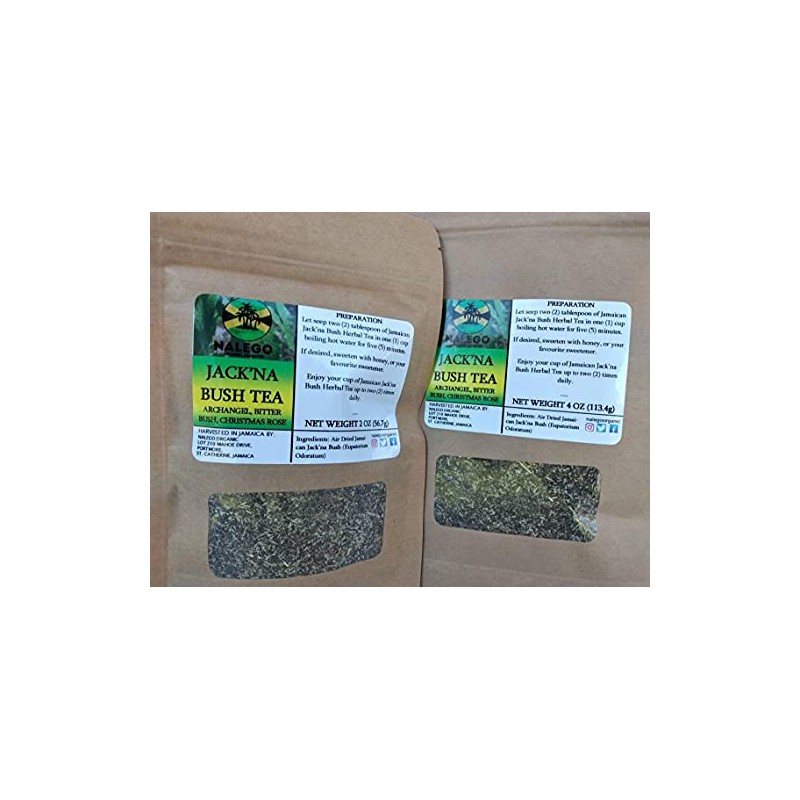 Nalego Jamaican Jack'na Bush Herbal Tea - 100% Wildcrafted -