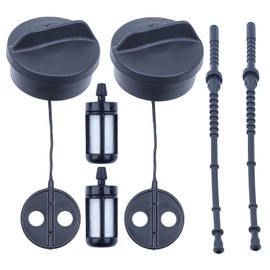 AUMEL Tankdeckel mit Kraftstofffilter Ölleitung für Stihl FS38 FS45 FS46 FS48 FS52 FS55 FS56 FS62 FS66 FS72 FS75 FS76 FS80 FS81 FS85 FS88 Motorsense