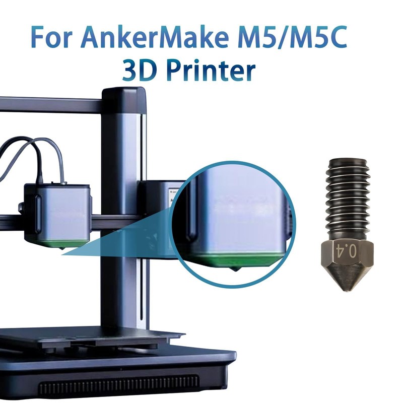 IdeaFormer-IR3 for AnkerMake M5/M5C 4 Nozzles 3D Printer Kit Nozzle