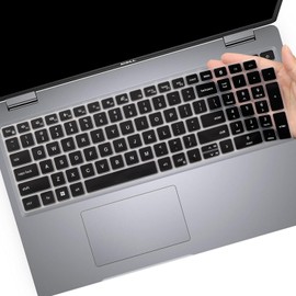 Keyboard Cover Skin for Dell Latitude 5520 5521 5530 5531 5540, Dell Precision 3580 3581 3560 3570 3561 3571 Laptop, Dell Latitude 5540 5530 5520 Keyboard Protective Cover-Black
