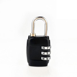 Mini Numeric Combination Versatile Lock, Secret Luggage Lock Dial Combination Lock Silver White 2ea