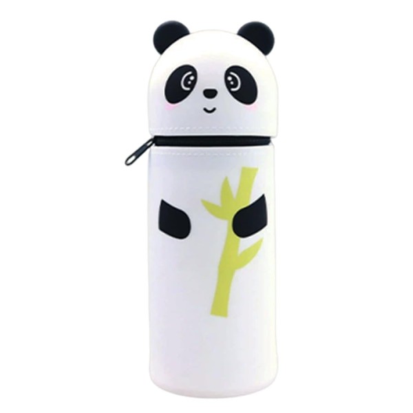 NHPY 1 Stück Silikon Federmäppchen Stiftbehälter Kawaii Federmäppchen 2 in