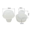 uxcell® 10pcs 6mm White Rubber Round Plug Chair Table Furniture