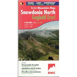 Snowdonia North BMC (British Mountain Map)