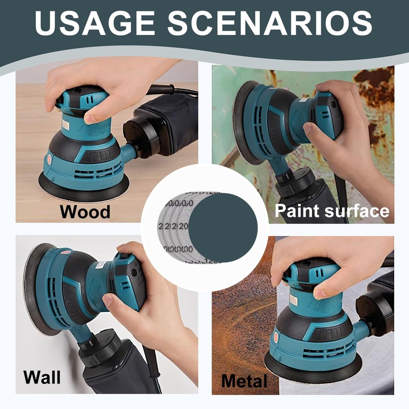 50 Pieces Sandpaper Sanding Pads Sanding Sheets Water Dry 75mm