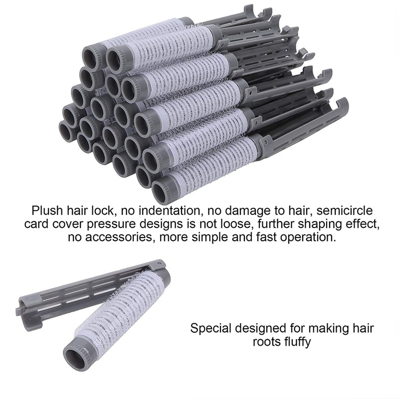 20PCS Perm Bars Hair Hairdresser Styling Tools Plush Lock Hair