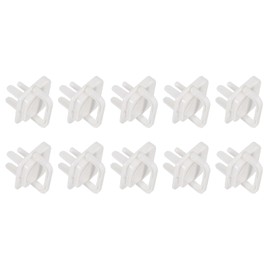 MECCANIXITY 10 Pack Outlet Covers Proofing, Plug Covers Easy Installation Electric Plug Protectors Safety Socket Cover Protector White