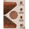 Wooden Yoga Board for Acupressure and Meditation with Nails for