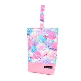 COLORFUL CANDY STYLE Shoe Bag (Quilted), With Gusset, Fluffy Cute Candy Pop