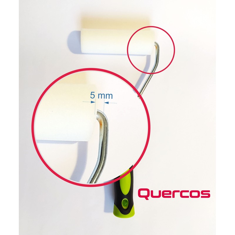 Quercos Paint Roller, 11 cm, Superfine, Pack of 2, Paint