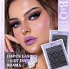 B&Q Wispy Lash Cluster B19 Eyelash Cluster 156PCS Cluster Eyelash