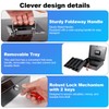 FiiMan Cash Box with Money Tray and Lock, Metal Locking
