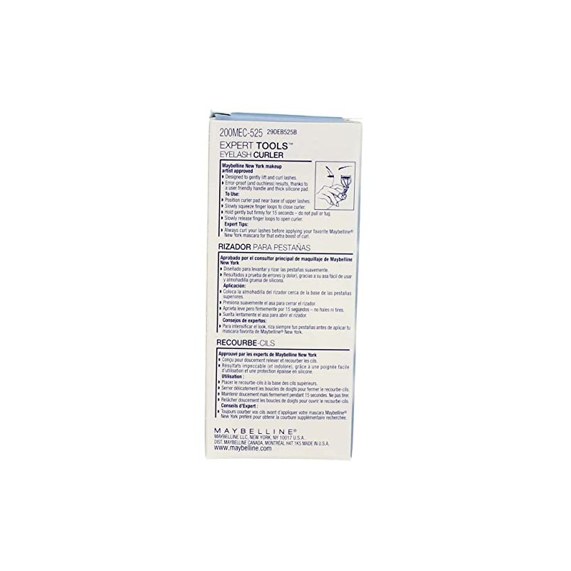 Myb - Rizador de pestañas para ojos, tamaño 200me Maybelline