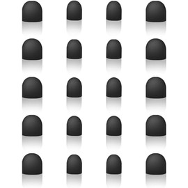 Mixoo 20pcs Replacement Rubber Tips (10pcs 0.24'' Rubber Tips + 10pcs 0.18'' Rubber Tips)