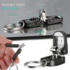 VOGARB Portable Mini Nail Clippers Collapsible Keychain Nail Clipper for