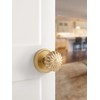 MRML Brushed Gold Passage Door Knob, Interior Closet Pantry Hallway