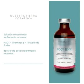 Nuestra Tierra Cosmética Body Tense, Derma Booster Pro, Solución Concentrada, BCAAs, Complejo B, Vitamina C, 50ml
