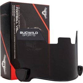 Visera de fútbol para casco para hombres y niños, color negro, transparente, para Speedflex con clips