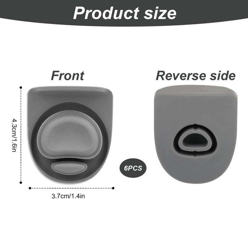 6pcs Replacement Stopper Compatible with Owala FreeSip 24oz 32oz, Water
