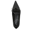 Circus NY by Sam Edelman Women's Fleur Pump, Black Satin,